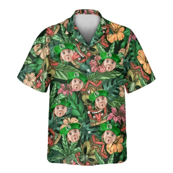 1 Aloha Vibes Aloha Custom Hawaiian Shirts With Faces Or Logos