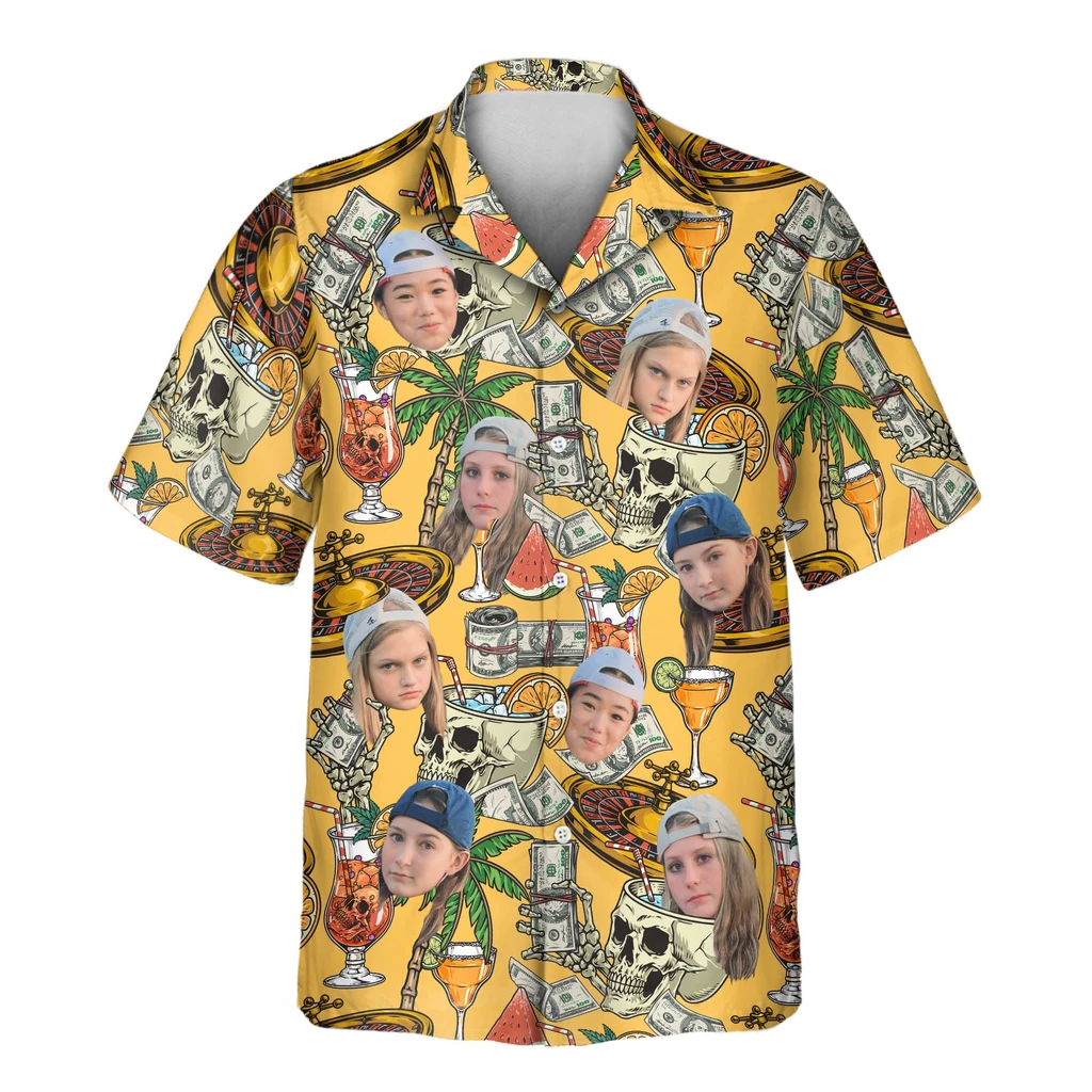 1 Casino Jackpot Aloha Custom Hawaiian Shirts With Faces Or Logos 1 Casino Jackpot Aloha Custom Hawaiian Shirts With Faces Or Logos