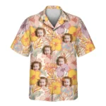 1 Hibiscus Summer Aloha Custom Hawaiian Shirts With Faces Or Logos