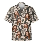 1 Jackpot Vibes Aloha Custom Hawaiian Shirts With Faces Or Logos