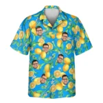 1 Lemon Grove Breeze Aloha Custom Hawaiian Shirts With Faces Or Logos