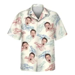 1 Lobster Fest Aloha Custom Hawaiian Shirts With Faces Or Logos