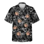 1 Midnight Hibiscus ParadiseAloha Custom Hawaiian Shirts With Faces Or Logos