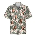 1 Monstera Hibiscus Dream Aloha Custom Hawaiian Shirts With Faces Or Logos