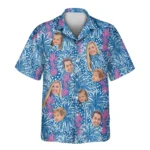 1 Pineapple Paradise Aloha Custom Hawaiian Shirts With Faces Or Logos