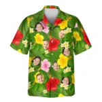 1 Summer Tropical Aloha Custom Hawaiian Shirts With Faces Or Logos
