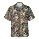 1 Tiki Island Vibes Aloha Custom Hawaiian Shirts With Faces Or Logos