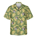 1 Tropical Banana Bliss Aloha Custom Hawaiian Shirts With Faces Or Logos