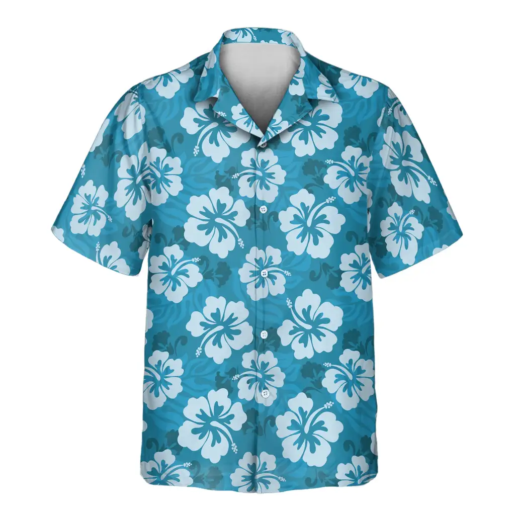 2 Hibiscus Paradise Vibes Aloha Custom Hawaiian Shirts With Faces Or Logos