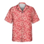 1 Japanese Hibiscus Blossom Aloha Custom Hawaiian Shirts With Faces Or Logos