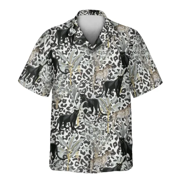 2 Jungle Prowl Aloha Custom Hawaiian Shirts With Faces Or Logos