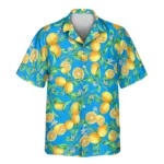 1 Lemon Grove Breeze Aloha Custom Hawaiian Shirts With Faces Or Logos
