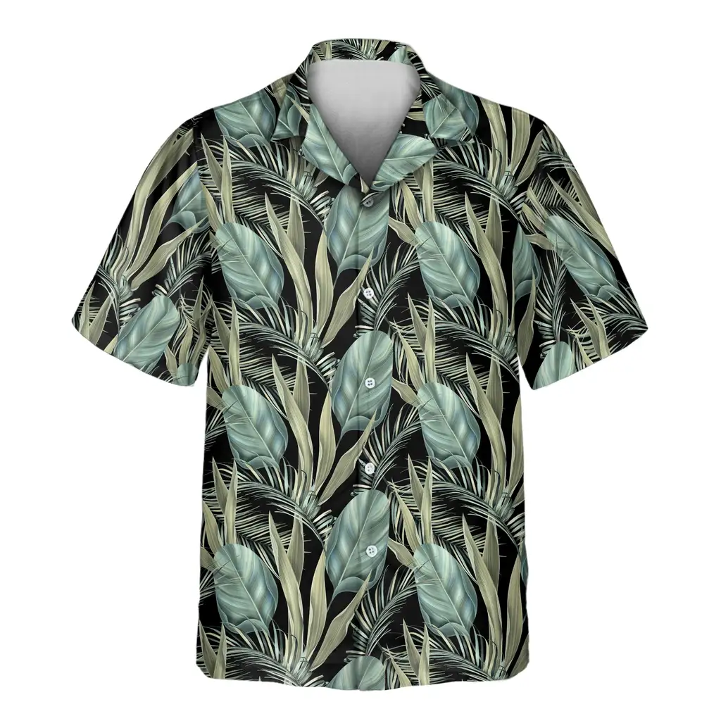 2 Palm Grove Aloha Custom Hawaiian Shirts With Faces Or Logos
