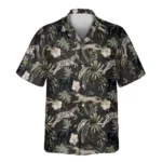 1 Running Wildlife Animal Aloha Custom Hawaiian Shirts With Faces Or Logos