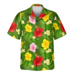 1 Summer Tropical Aloha Custom Hawaiian Shirts With Faces Or Logos
