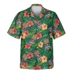 1 Tiki Paradise Warrior Aloha Custom Hawaiian Shirts With Faces Or Logos