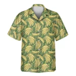 1 Tropical Banana Bliss Aloha Custom Hawaiian Shirts With Faces Or Logos