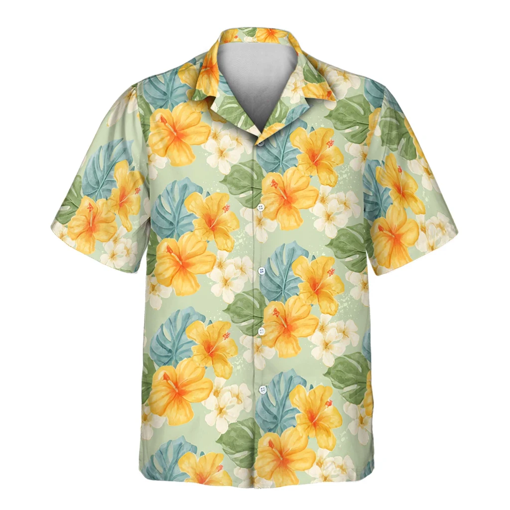 2 Tropical Hibiscus Vibes Aloha Custom Hawaiian Shirts With Faces Or Logos 2 Tropical Hibiscus Vibes Aloha Custom Hawaiian Shirts With Faces Or Logos