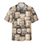 1 Whiskey Booze Aloha Custom Hawaiian Shirts With Faces Or Logos