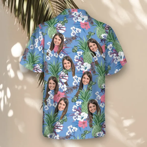 3 Aloha Bloom Aloha Custom Hawaiian Shirts With Faces Or Logos