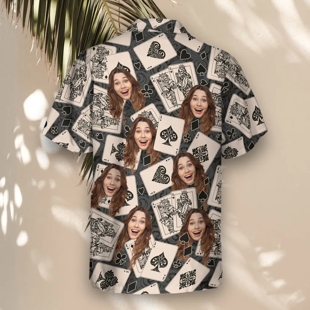 3 Jackpot Vibes Aloha Custom Hawaiian Shirts With Faces Or Logos