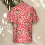 1 Japanese Hibiscus Blossom Aloha Custom Hawaiian Shirts With Faces Or Logos