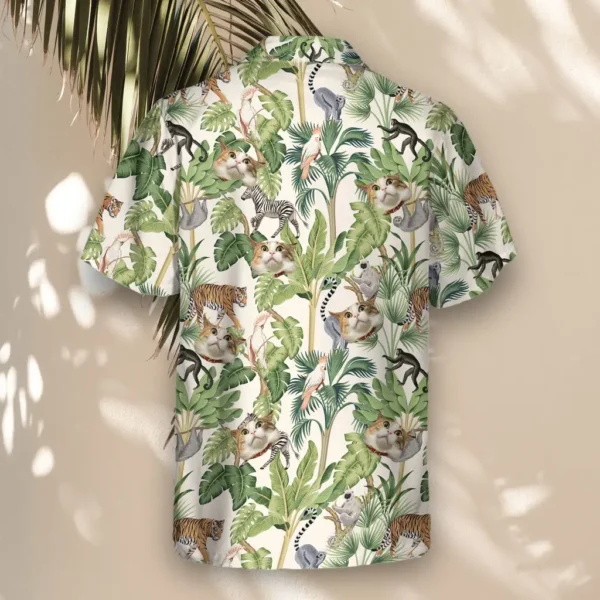 3 Jungle Jamboree Aloha Custom Hawaiian Shirts With Faces Or Logos