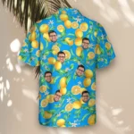 1 Lemon Grove Breeze Aloha Custom Hawaiian Shirts With Faces Or Logos
