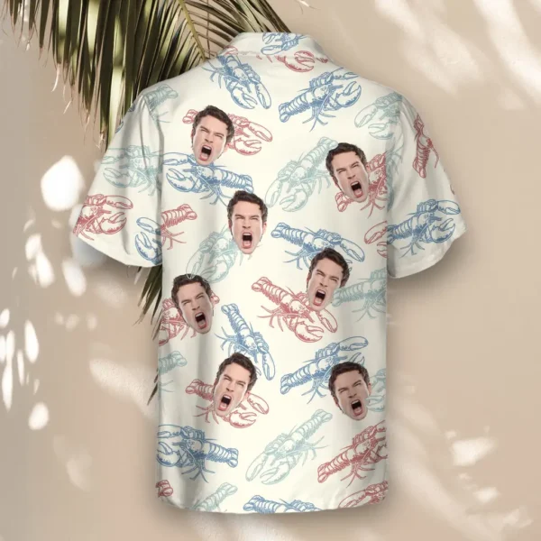 3 Lobster Fest Aloha Custom Hawaiian Shirts With Faces Or Logos