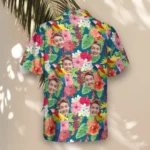 1 Macaw Jungle Vibes Aloha Custom Hawaiian Shirts With Faces Or Logos