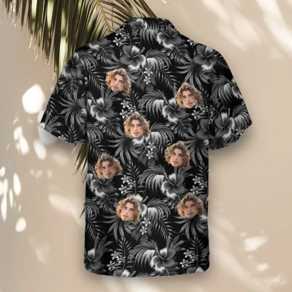 3 Midnight Hibiscus ParadiseAloha Custom Hawaiian Shirts With Faces Or Logos
