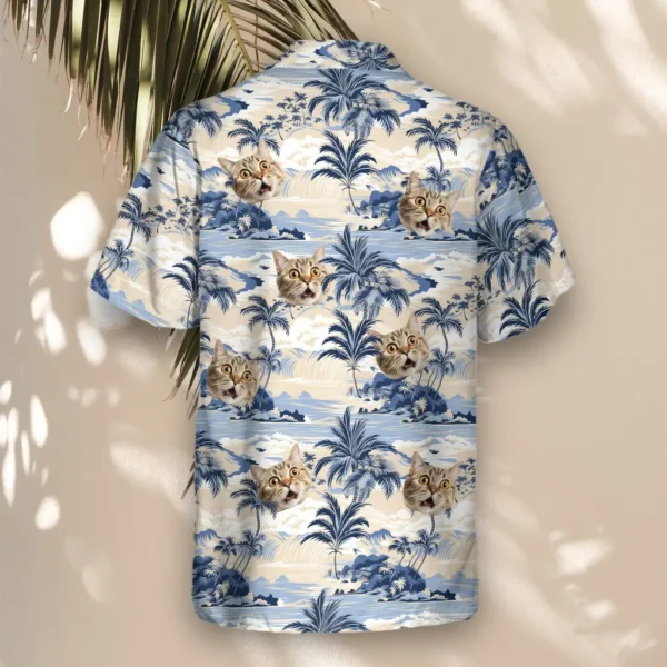 3 Nostalgic Tropical Paradise Aloha Custom Hawaiian Shirts With Faces Or Logos