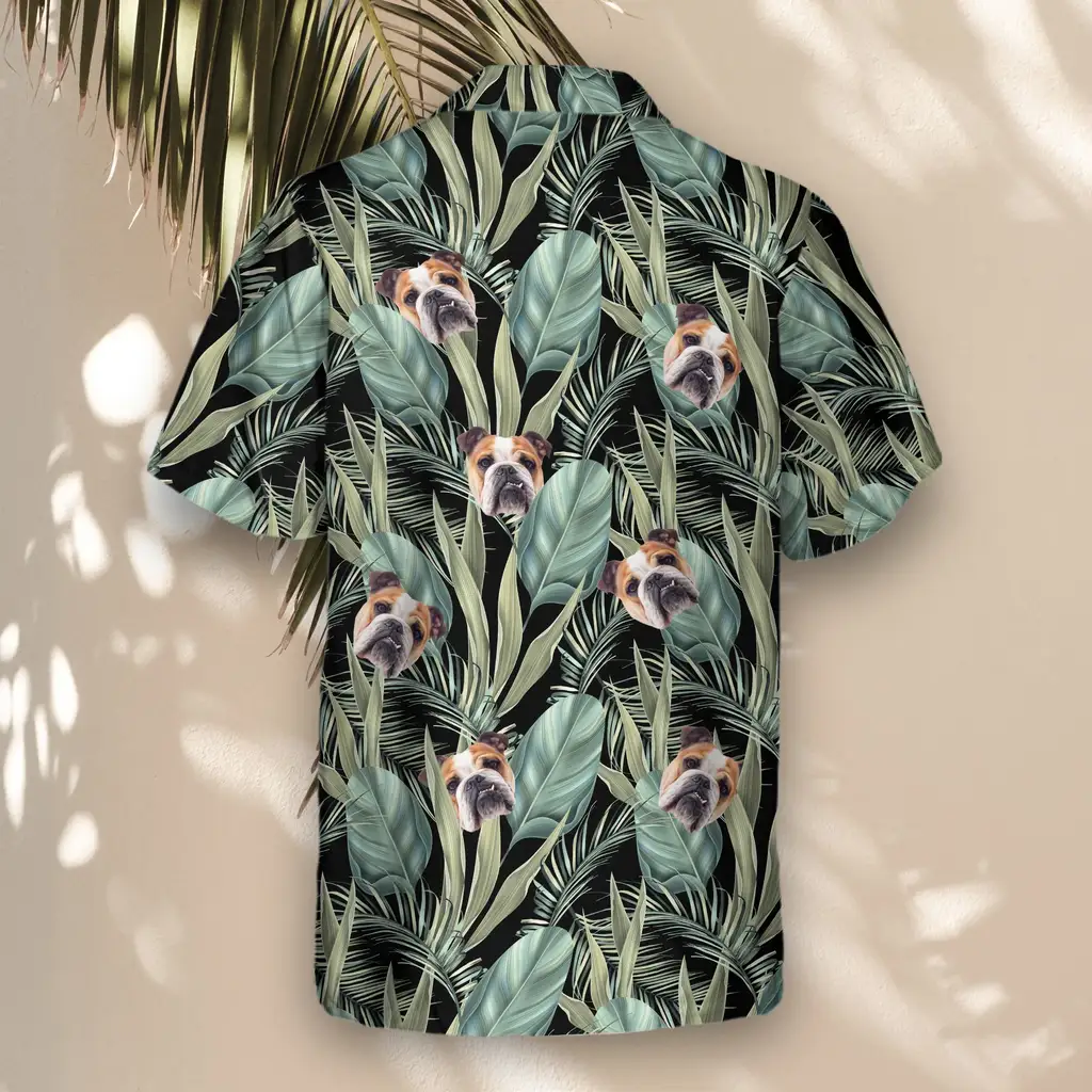 3 Palm Grove Aloha Custom Hawaiian Shirts With Faces Or Logos