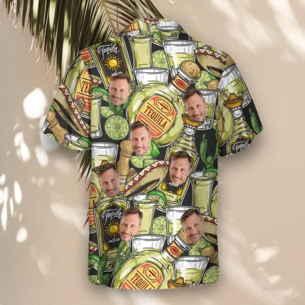 3 Tequila Tasting Aloha Custom Hawaiian Shirts With Faces Or Logos