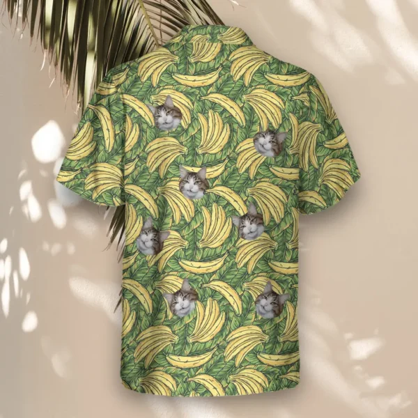 3 Tropical Banana Bliss Aloha Custom Hawaiian Shirts With Faces Or Logos