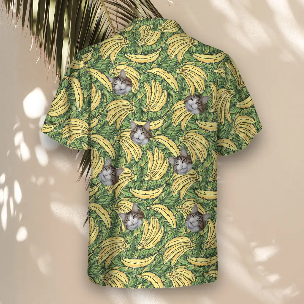 3 Tropical Banana Bliss Aloha Custom Hawaiian Shirts With Faces Or Logos 3 Tropical Banana Bliss Aloha Custom Hawaiian Shirts With Faces Or Logos