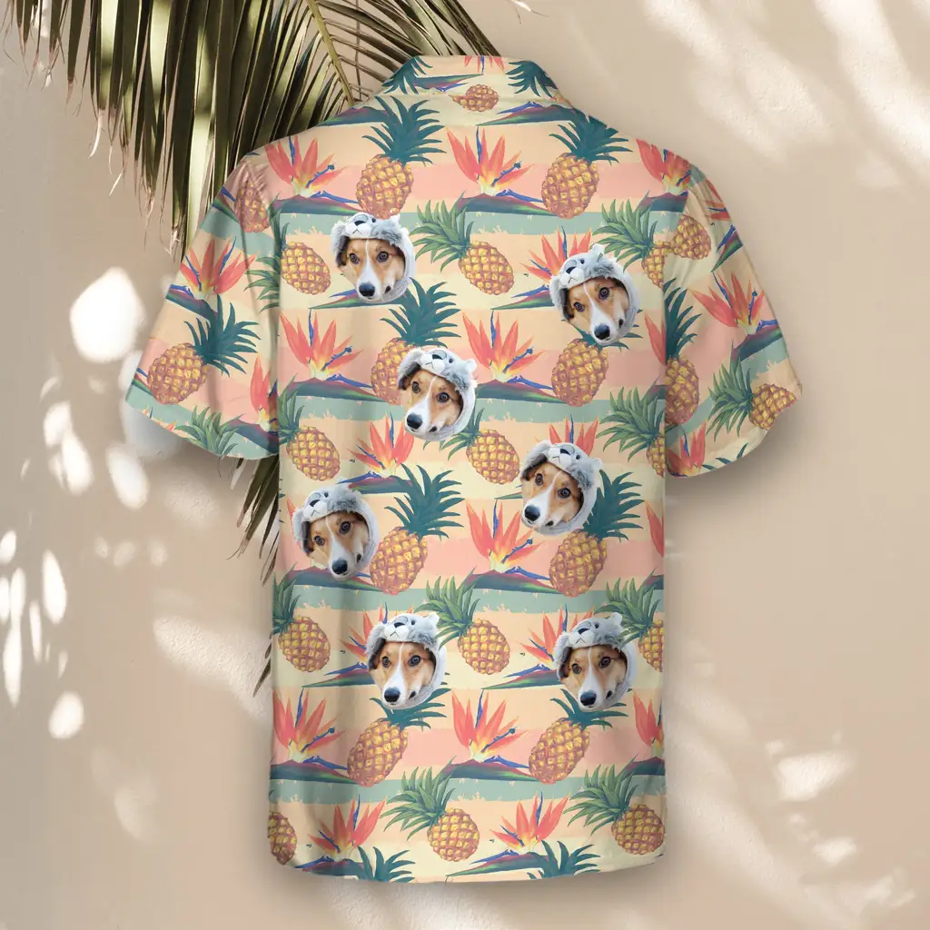 3 Tropical Bloom Aloha Custom Hawaiian Shirts With Faces Or Logos