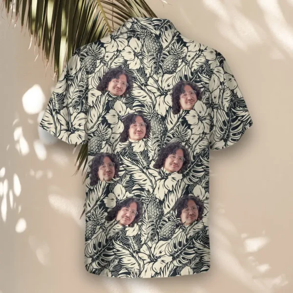 3 Tropical Garden Elegance Aloha Custom Hawaiian Shirts With Faces Or Logos