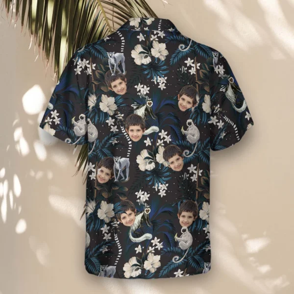 3 Tropical Night Bloom Aloha Custom Hawaiian Shirts With Faces Or Logos Jpg
