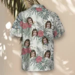 1 Vintage Floral Paradise Aloha Custom Hawaiian Shirts With Faces Or Logos
