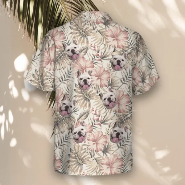 3 Vintage Palm Hibiscus Aloha Custom Hawaiian Shirts With Faces Or Logos