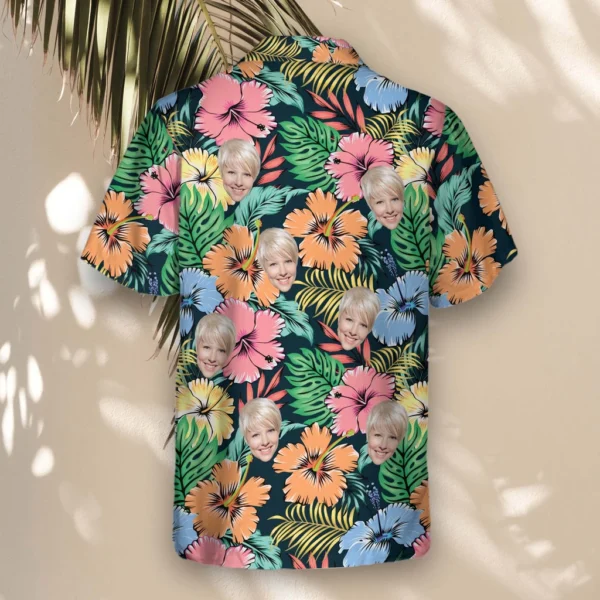 3 Vivid Summer Aloha Custom Hawaiian Shirts With Faces Or Logos