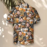 1 Whiskey Skulls Retro Aloha Custom Hawaiian Shirts With Faces Or Logos