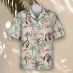 1 Exotic Jungle Aloha Custom Hawaiian Shirts With Faces Or Logos