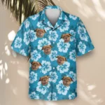 1 Hibiscus Paradise Vibes Aloha Custom Hawaiian Shirts With Faces Or Logos