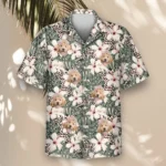 1 Monstera Hibiscus Dream Aloha Custom Hawaiian Shirts With Faces Or Logos