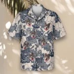 1 Navy Ivory Patriot Aloha Custom Hawaiian Shirts With Faces Or Logos
