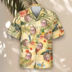 1 Surf S Up Island Aloha Custom Hawaiian Shirts With Faces Or Logos