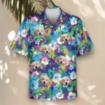 1 Vibrant Hibiscus Aloha Custom Hawaiian Shirts With Faces Or Logos