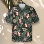 1 Vintage Tropical Natural Aloha Custom Hawaiian Shirts With Faces Or Logos